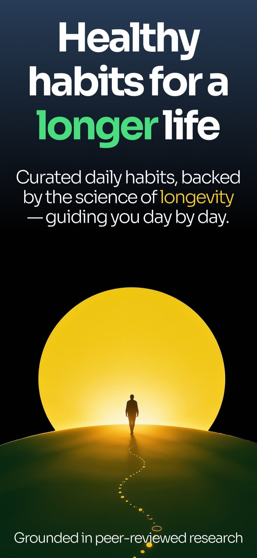 Zuva - healthy habits for a longer life, curated daily habits backed by the science of longevity